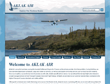 Tablet Screenshot of aklakair.ca